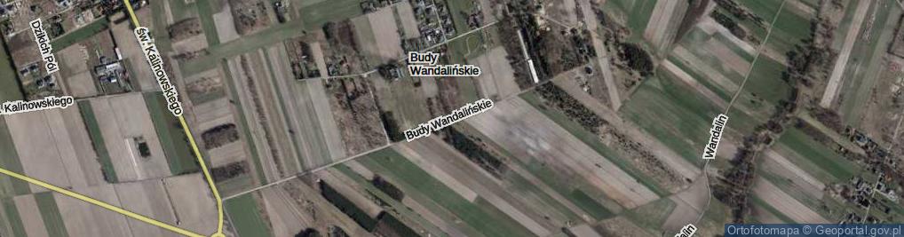 Zdjęcie satelitarne Budy Wandalińskie ul.
